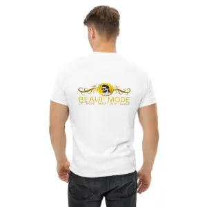 T-shirt classique Silicone Valley de la collection USA de Beauf Mode, vue de dos
